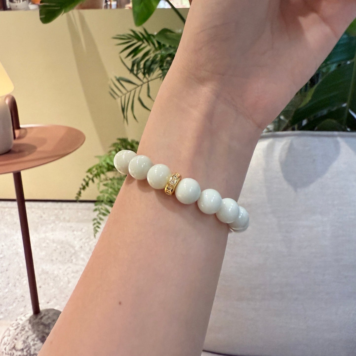 "Celestial Jade" Hetian White Jade Bracelet